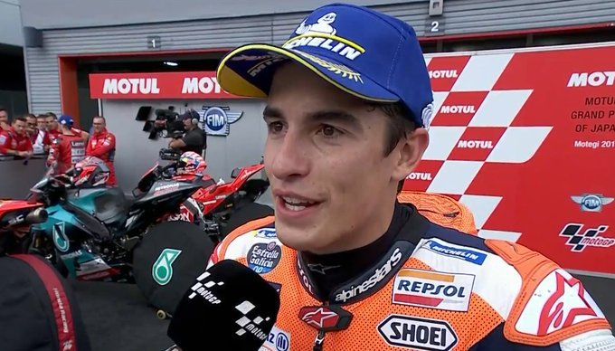 Марк Маркес признался, что ему пришлось играться с настройками Honda RC213V, чтобы финишировать в гонке Марк Маркес признался, что ему пришлось играться с настройками Honda RC213V, чтобы финишировать в гонке