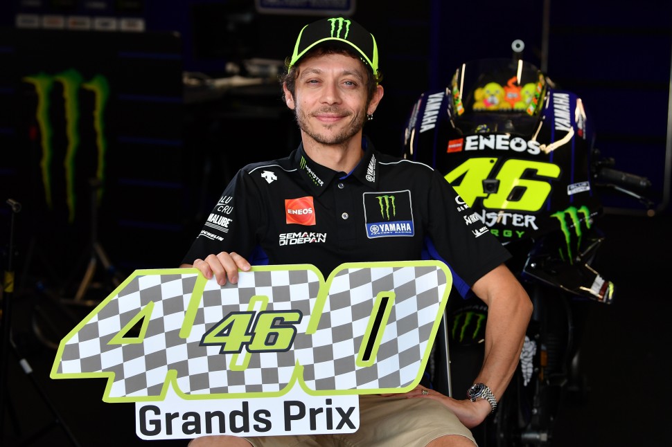#Rossi400: в это воскресенье Росси выйдет на старт Гран-При в 400-й раз #Rossi400: в это воскресенье Росси выйдет на старт Гран-При в 400-й раз