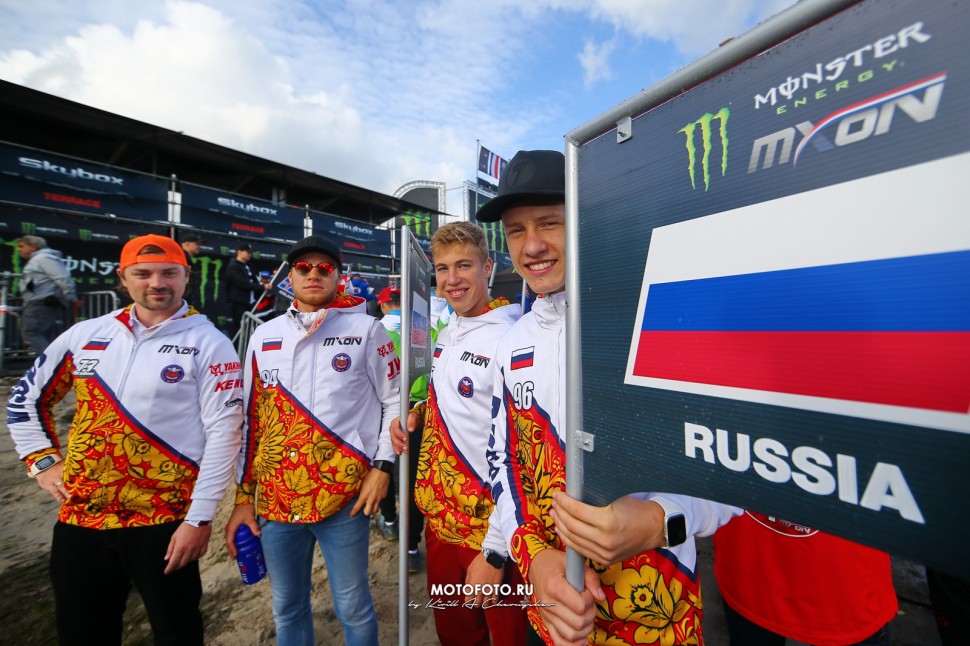 Сборная России, при поддержке Kenda и Bohnenkamp, на Мотокроссе Наций 2019 Сборная России, при поддержке Kenda и Bohnenkamp, на Мотокроссе Наций 2019