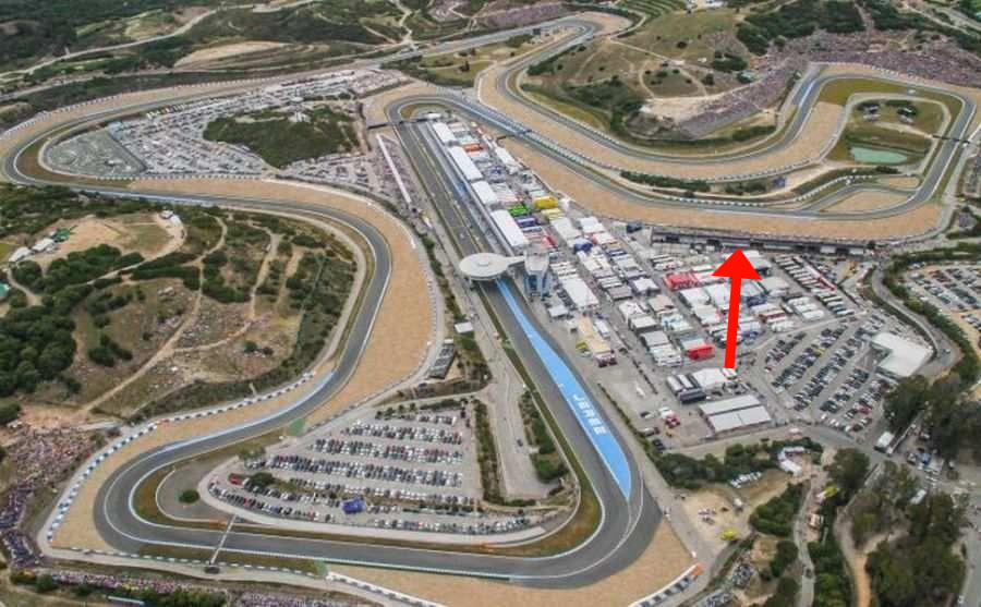 Circuito de Jerez: трибуна X-1 Circuito de Jerez: трибуна X-1