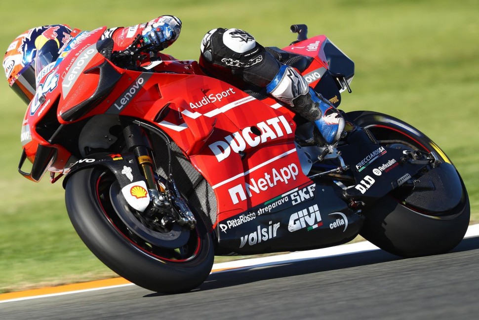 Андреа Довициозо испытал переходной прототип Ducati GP20 с новым шасси Андреа Довициозо испытал переходной прототип Ducati GP20 с новым шасси