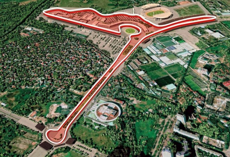 Гран-При Вьетнама: схема Hanoi Circuit в городе Ханой Гран-При Вьетнама: схема Hanoi Circuit в городе Ханой