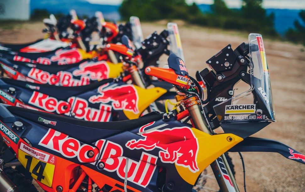 KTM 450 Rally заводской команды Red Bull KTM Rally Team KTM 450 Rally заводской команды Red Bull KTM Rally Team