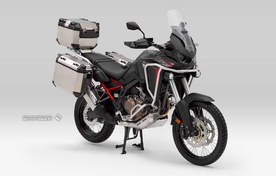 Если базовый CRF1100L нарядить полностью, то он может выглядеть вот так - пакет Enduro Если базовый CRF1100L нарядить полностью, то он может выглядеть вот так - пакет Enduro