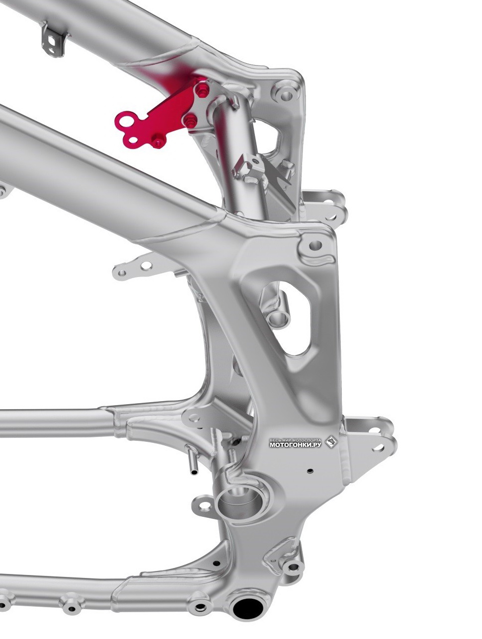 Места крепления подрамника к раме Honda CRF1100L MY20 Места крепления подрамника к раме Honda CRF1100L MY20