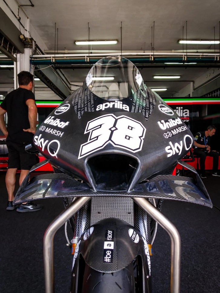 Новый Aprilia RS-GP (2020) - новая форма переднего обтекателя в стиле Формулы-1 Новый Aprilia RS-GP (2020) - новая форма переднего обтекателя в стиле Формулы-1