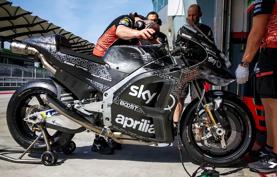 Новый Aprilia RS-GP (2020) - полностью новый Новый Aprilia RS-GP (2020) - полностью новый