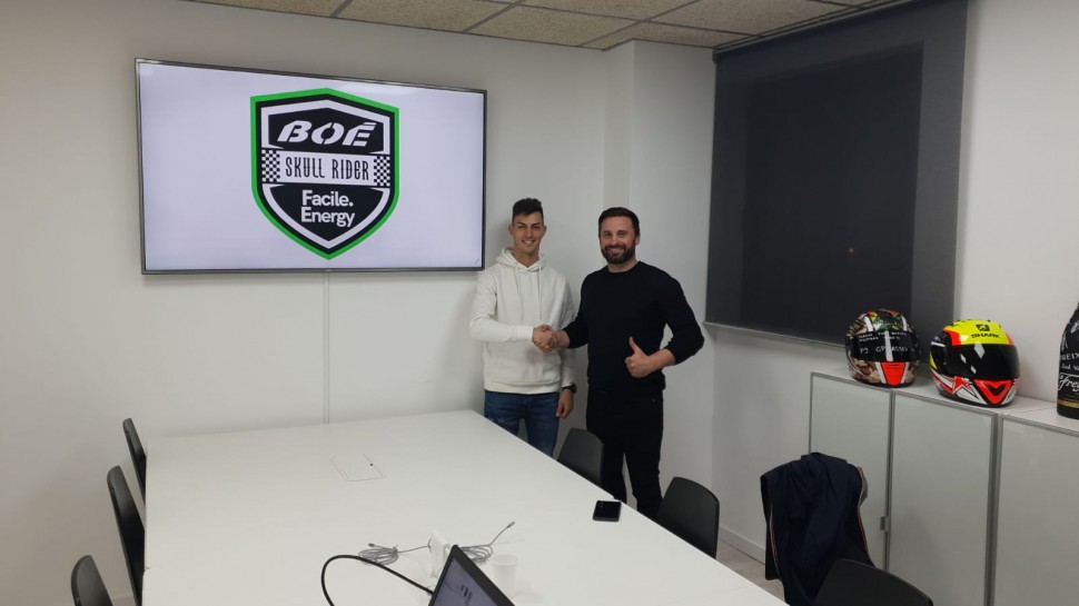 Давиде Пиццоли поедет за BOÉ Skull Rider Facile Energy в Moto3 Давиде Пиццоли поедет за BOÉ Skull Rider Facile Energy в Moto3