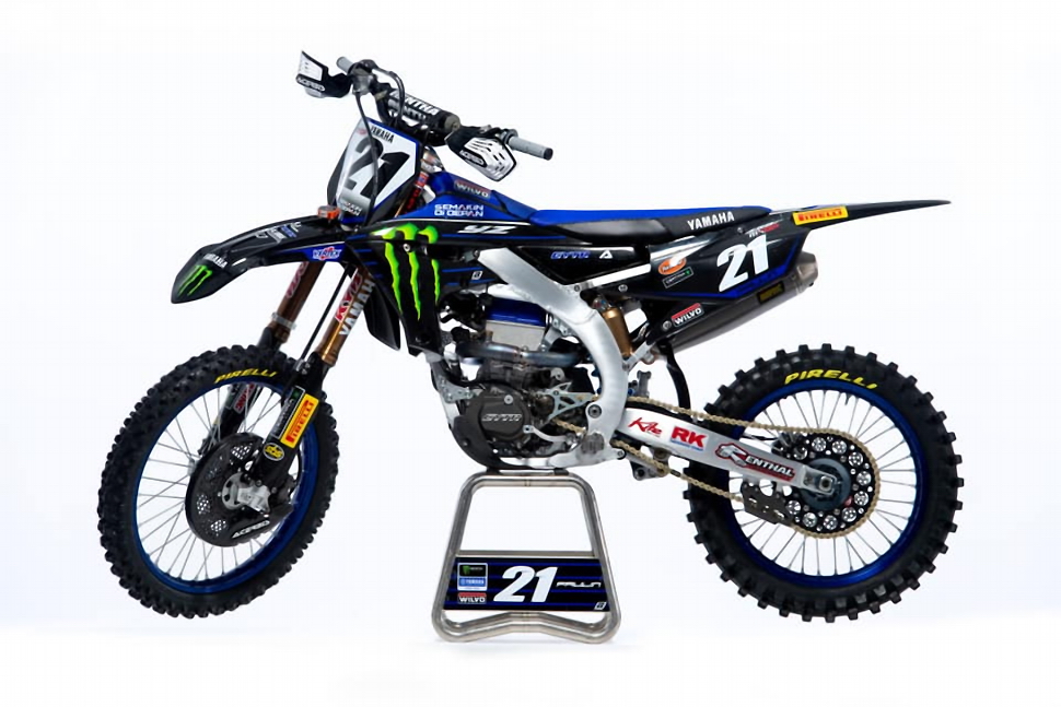 Yamaha YZ450FM (2020) заводской команды Monster Energy Wilvo Yamaha MXGP Yamaha YZ450FM (2020) заводской команды Monster Energy Wilvo Yamaha MXGP