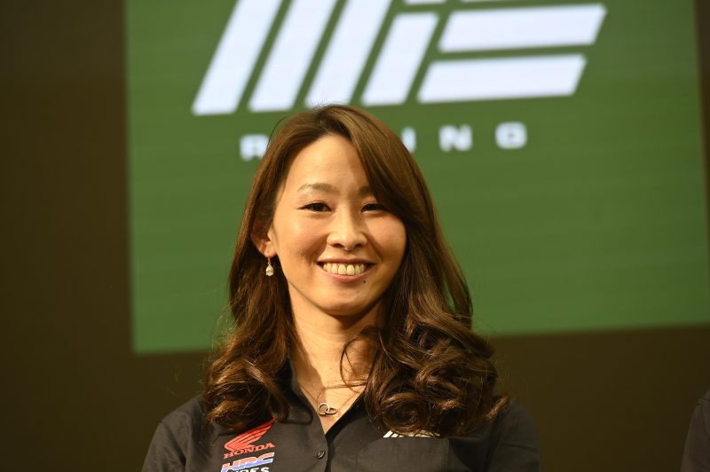Мидори Мориваки, босс команды MIE Racing Althea Honda Team Мидори Мориваки, босс команды MIE Racing Althea Honda Team