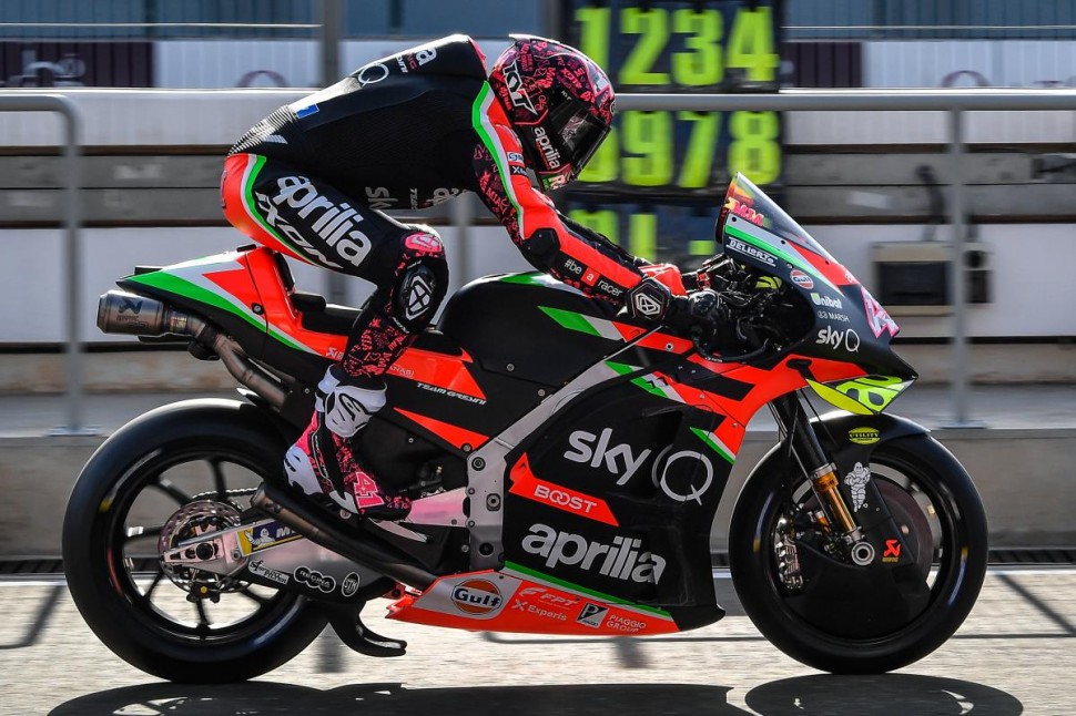 Работа над Aprilia RS-GP 2020 не закончена Работа над Aprilia RS-GP 2020 не закончена