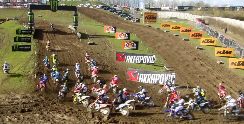 Начало завала в первом заезде MXGP... Начало завала в первом заезде MXGP...