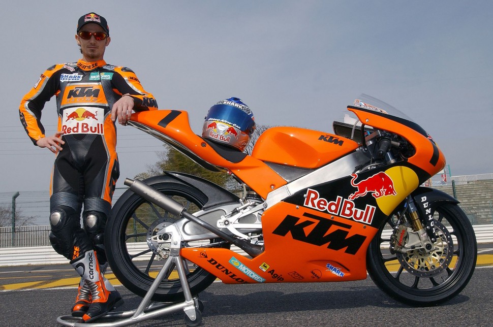 Арно Винсент, первый заводской пилот KTM в Гран-При GP125 Арно Винсент, первый заводской пилот KTM в Гран-При GP125