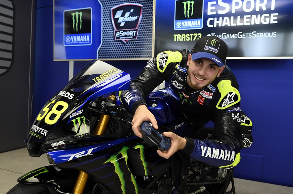 Лоренцо Доретти (Trastevere73) - официальный кибератлет Yamaha Racing Лоренцо Доретти (Trastevere73) - официальный кибератлет Yamaha Racing