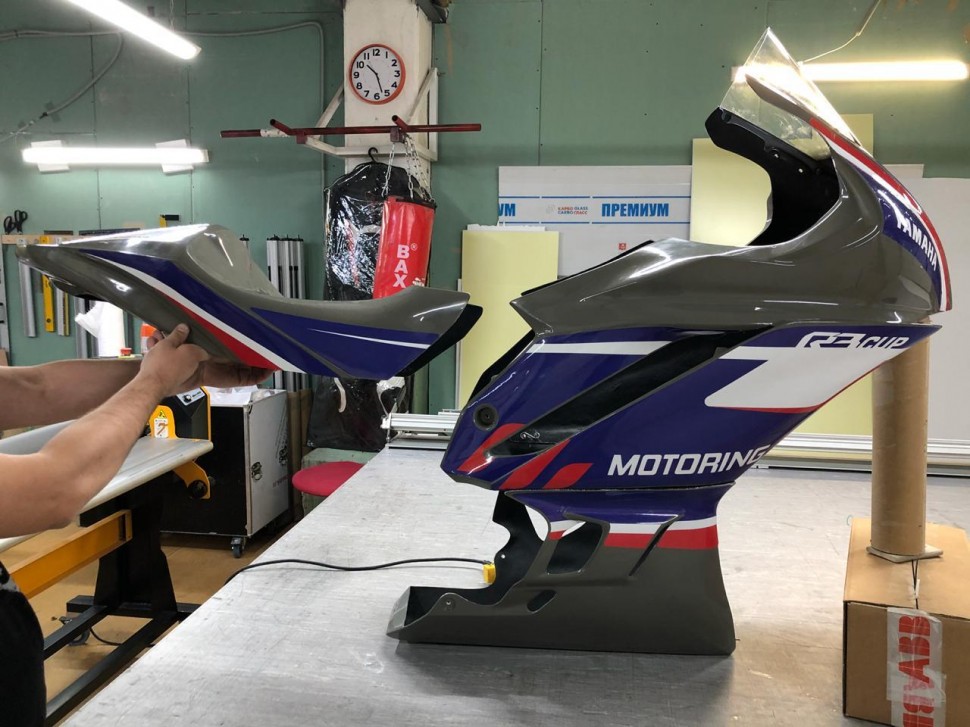 Набор пластика для Yamaha YZF-R3 для Motorrika R3 Cup от российской компании UMATEX Набор пластика для Yamaha YZF-R3 для Motorrika R3 Cup от российской компании UMATEX