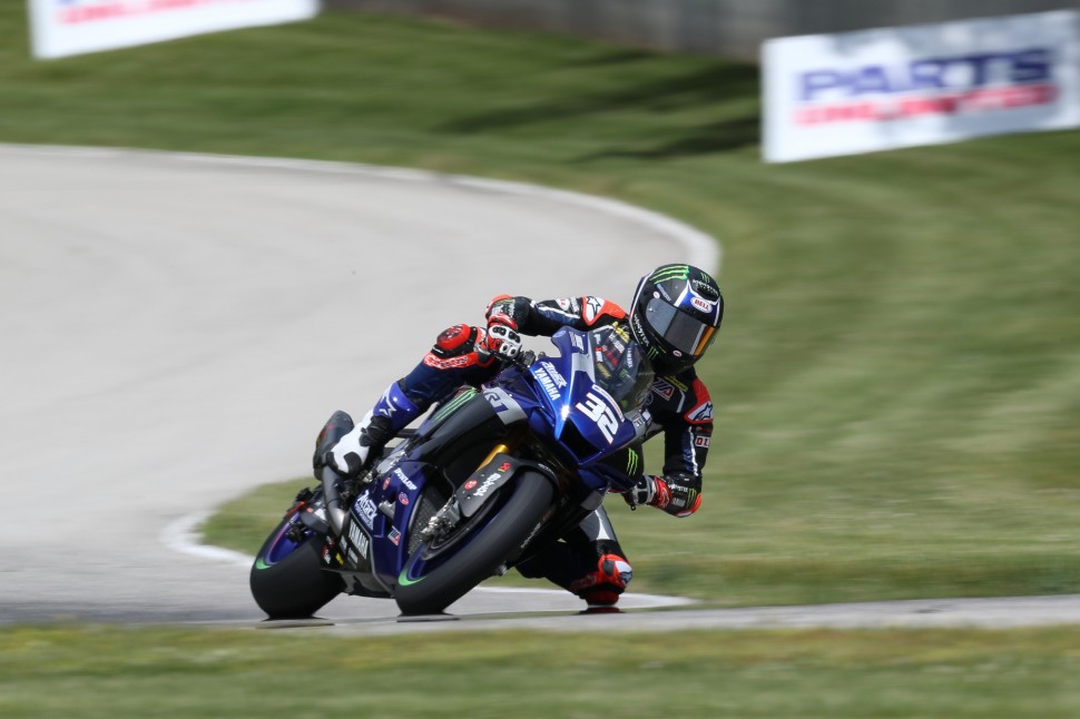 Джейк Ганье, второй пилот Monster Energy Attack Performance Yamaha - на подиуме - и 2-й в чемпионате MotoAmerica Джейк Ганье, второй пилот Monster Energy Attack Performance Yamaha - на подиуме - и 2-й в чемпионате MotoAmerica
