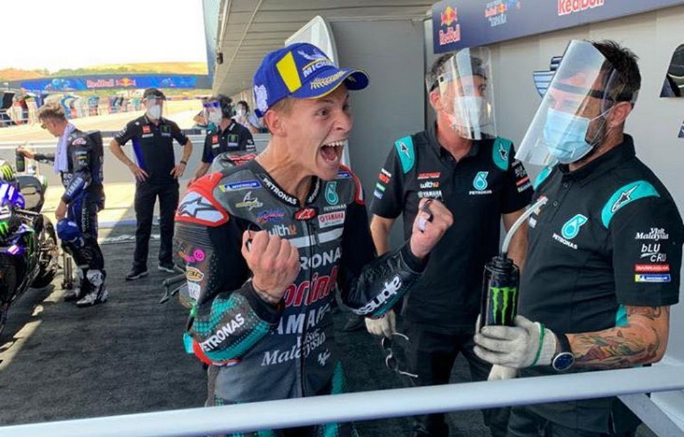 Француз Фабио Куартараро из Petronas Yamaha SRT выиграл Гран-При Испании Француз Фабио Куартараро из Petronas Yamaha SRT выиграл Гран-При Испании