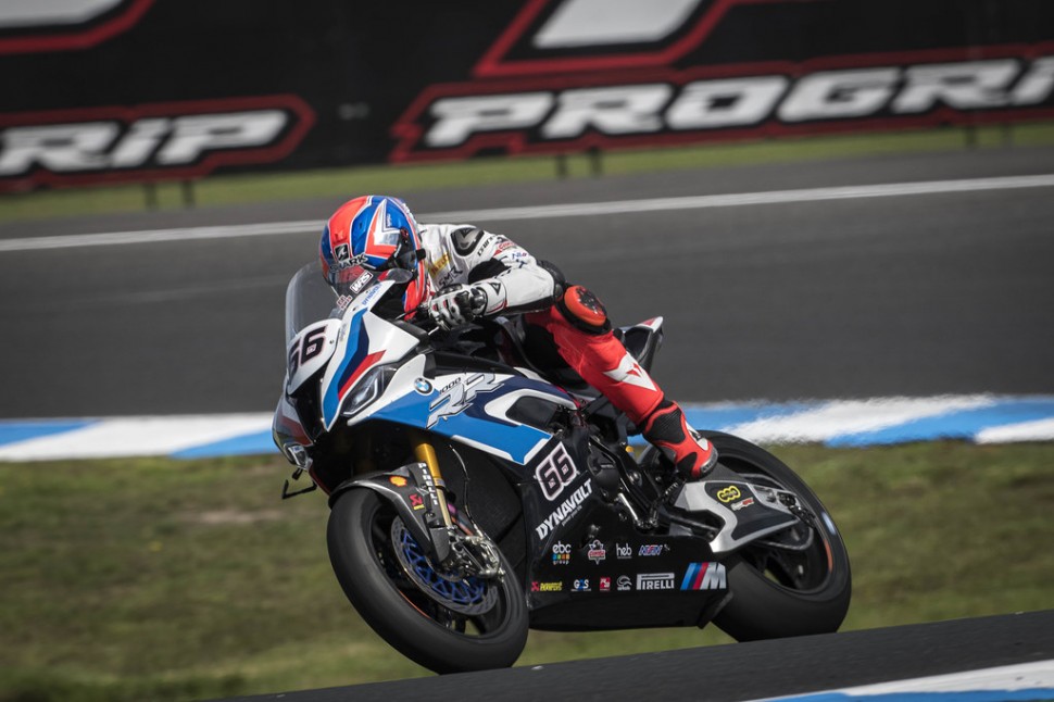 Том Сайкс, BMW Motorrad WorldSBK Team в Хересе Том Сайкс, BMW Motorrad WorldSBK Team в Хересе
