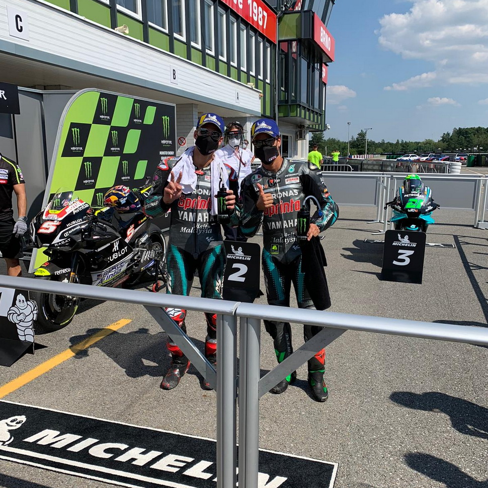 Напарники по Petronas Yamaha SRT - Куартараро и Морбиделли снова на первой линии Напарники по Petronas Yamaha SRT - Куартараро и Морбиделли снова на первой линии