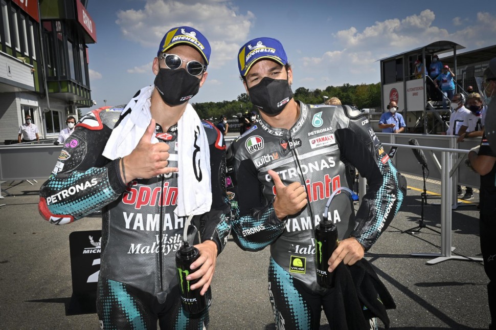 Напарники по Petronas Yamaha SRT - Куартараро и Морбиделли снова на первой линии Напарники по Petronas Yamaha SRT - Куартараро и Морбиделли снова на первой линии