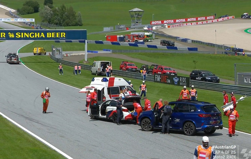Гран-При Австрии, Red Bull Ring, красные флаги Гран-При Австрии, Red Bull Ring, красные флаги