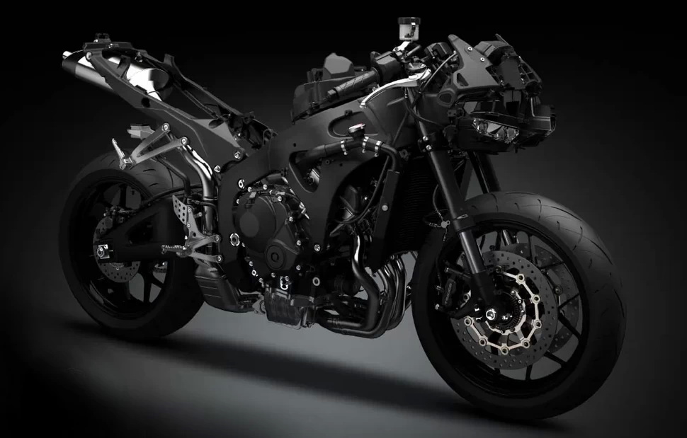 Шасси Honda CBR600RR (2021) Шасси Honda CBR600RR (2021)