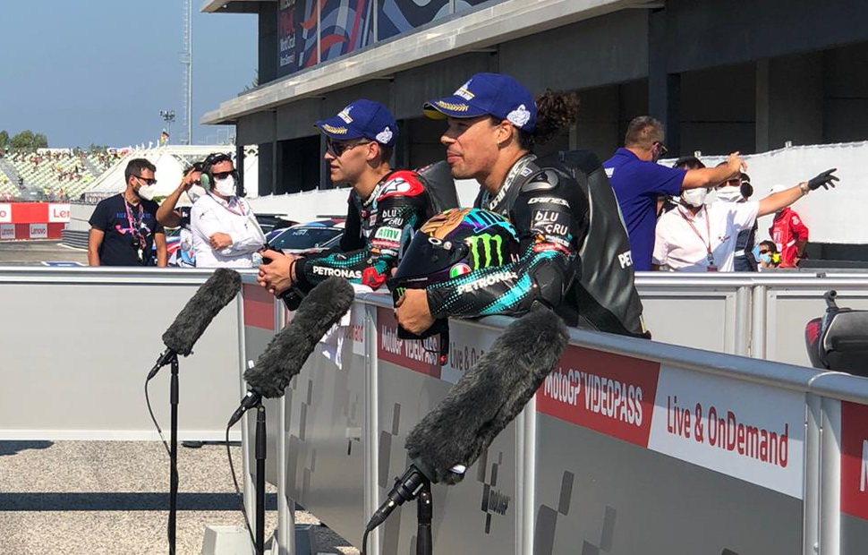 Напарники по Petronas Yamaha SRT - Куартараро и Морбиделли снова на первой линии Напарники по Petronas Yamaha SRT - Куартараро и Морбиделли снова на первой линии