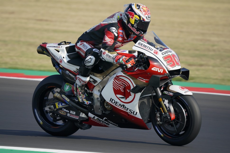 Такааки Накагами на Honda RC213V 2020 года Такааки Накагами на Honda RC213V 2020 года
