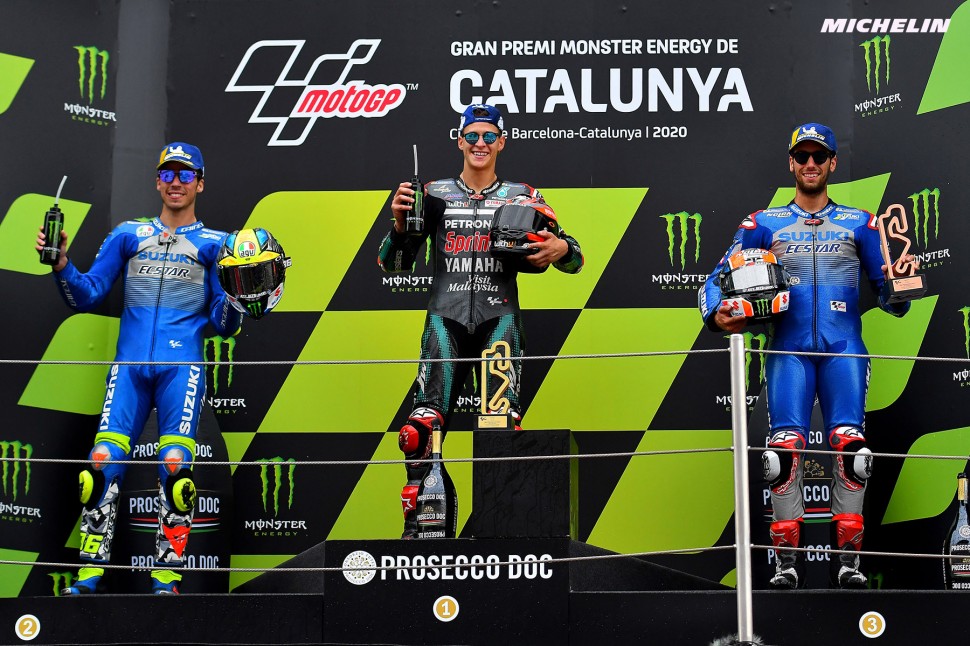 Подиум Гран-При Каталонии, MotoGP 2020 Подиум Гран-При Каталонии, MotoGP 2020