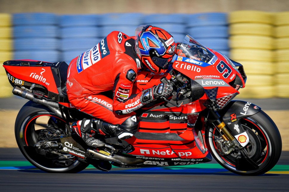 Данило Петруччи из всех Ducati показал лучший прогресс, но Миллер все равно чуть быстрее Данило Петруччи из всех Ducati показал лучший прогресс, но Миллер все равно чуть быстрее