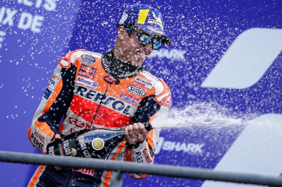 Алекс Маркес взял первый подиум в MotoGP Алекс Маркес взял первый подиум в MotoGP