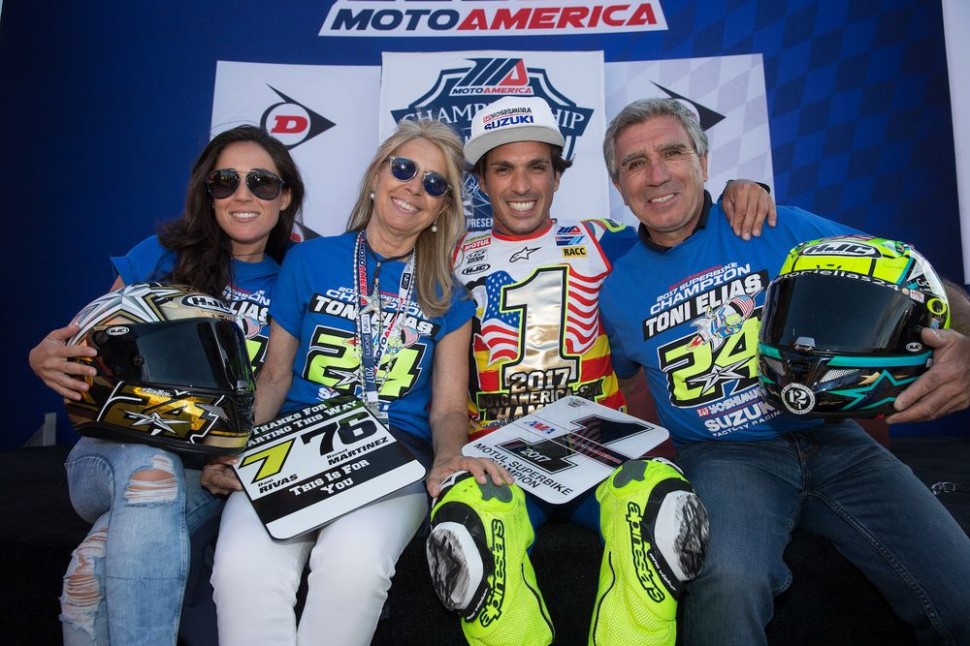 Тони Элиас, чемпион MotoAmerica 2017 года заявил о завершении карьеры Тони Элиас, чемпион MotoAmerica 2017 года заявил о завершении карьеры