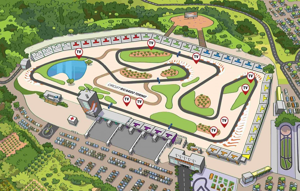 Схема Ricardo Tormo Circuit Схема Ricardo Tormo Circuit