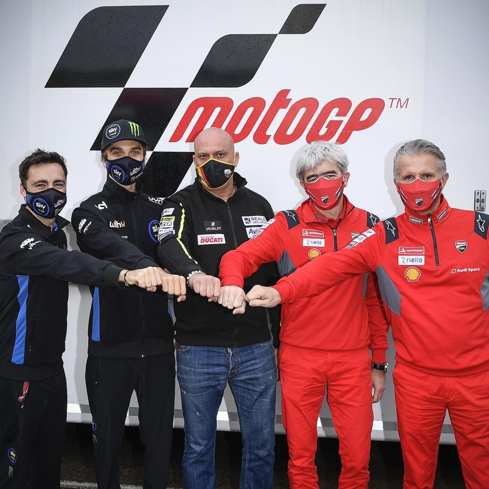 Лука Марини и Энеа Бастианини - в MotoGP при поддержке Ducati Corse Лука Марини и Энеа Бастианини - в MotoGP при поддержке Ducati Corse