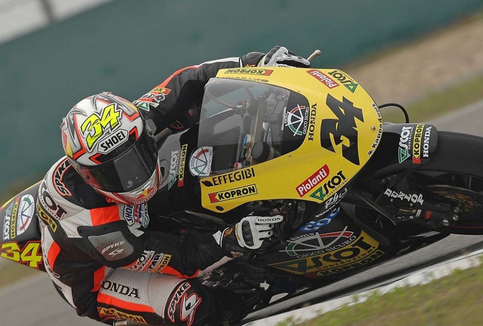 Андреа Довициозо в ливрее Scot Honda, #34 Андреа Довициозо в ливрее Scot Honda, #34