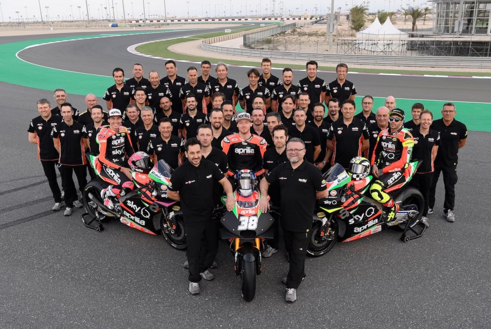 Презентация Aprilia Racing образца 2020 года Презентация Aprilia Racing образца 2020 года