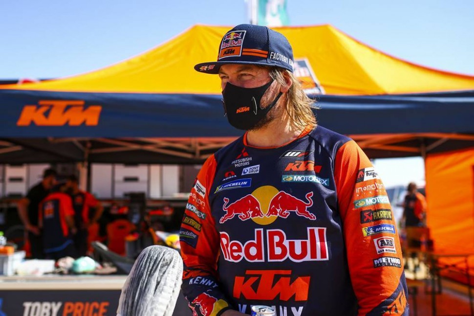 Тоби Прайс из KTM Factory Racing подтвердил, что у него также были проблемы из-за бензина на СУ2 Тоби Прайс из KTM Factory Racing подтвердил, что у него также были проблемы из-за бензина на СУ2