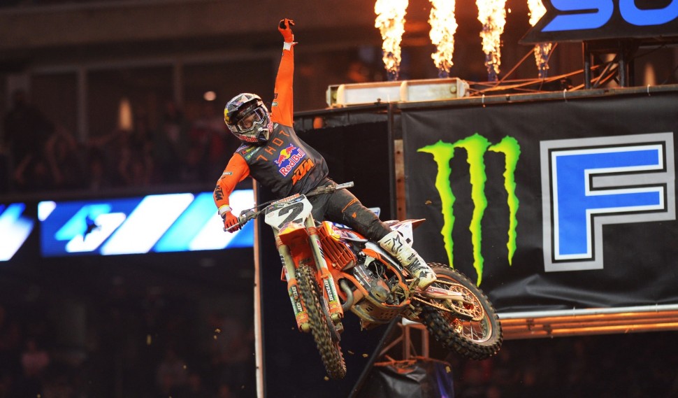 Купер Уэбб выиграл 3-й этап AMA Supercross в Хьюстоне Купер Уэбб выиграл 3-й этап AMA Supercross в Хьюстоне
