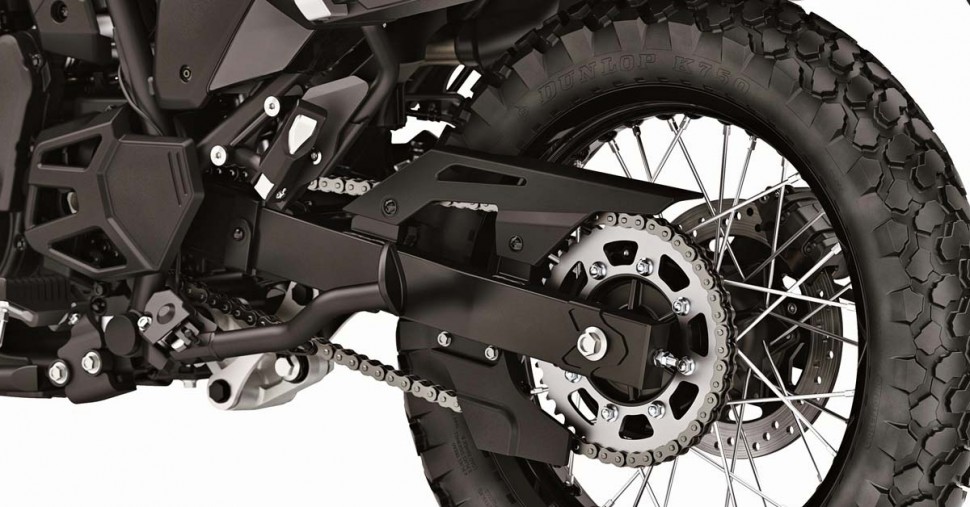 Задняя часть Kawasaki KLR 650 (2020) Задняя часть Kawasaki KLR 650 (2020)