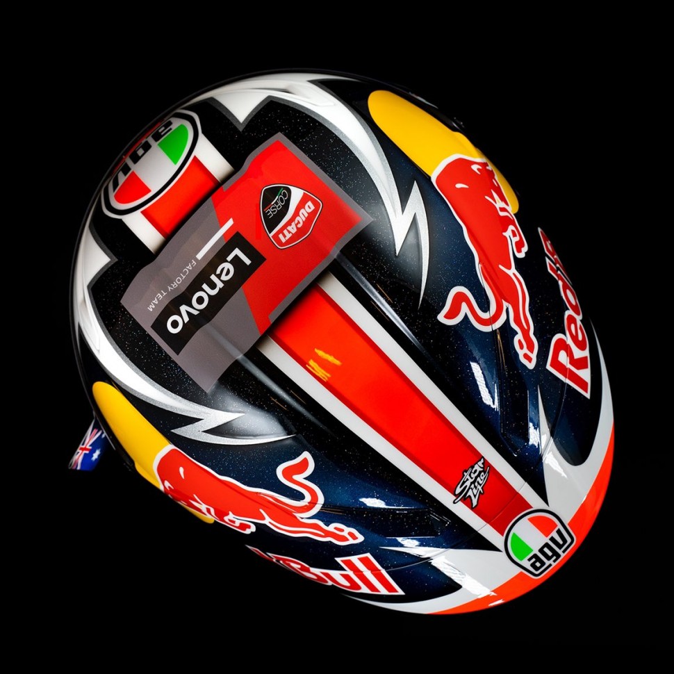 Шлем AGV Pistar GP R Джека Миллера (2021) Шлем AGV Pistar GP R Джека Миллера (2021)
