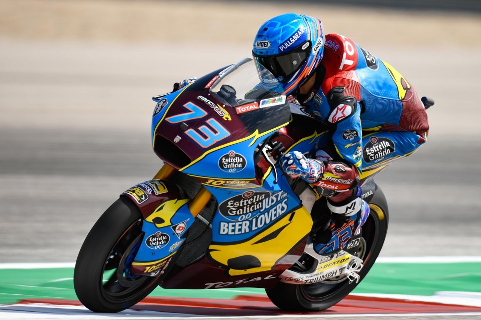 Алекс Маркес, команда Estrella Galicia 0,0 Marc VDS Racing Алекс Маркес, команда Estrella Galicia 0,0 Marc VDS Racing