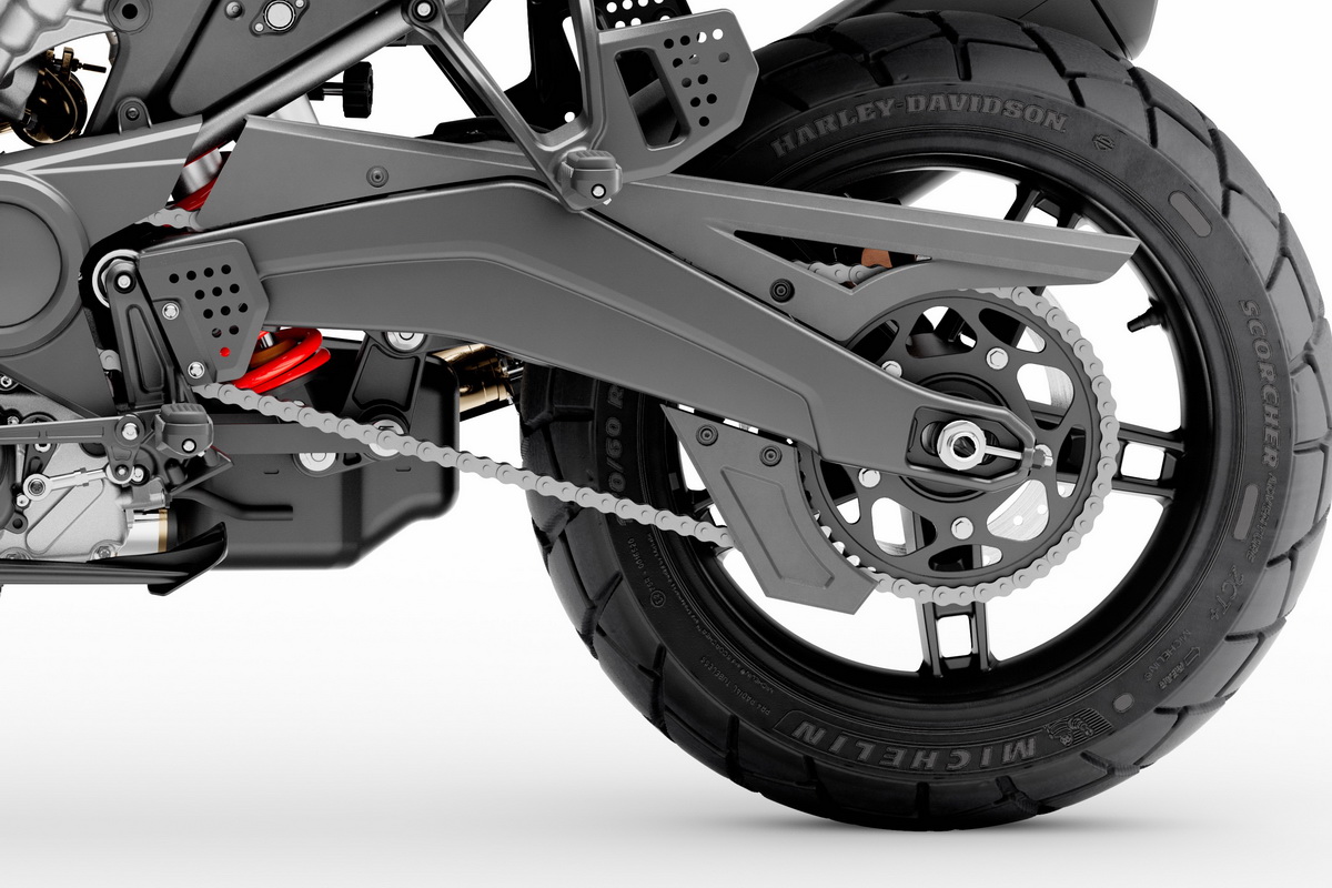 Harley-Davidson Pan America 1250 (2021) - цепной привод на заднее колесо Harley-Davidson Pan America 1250 (2021) - цепной привод на заднее колесо