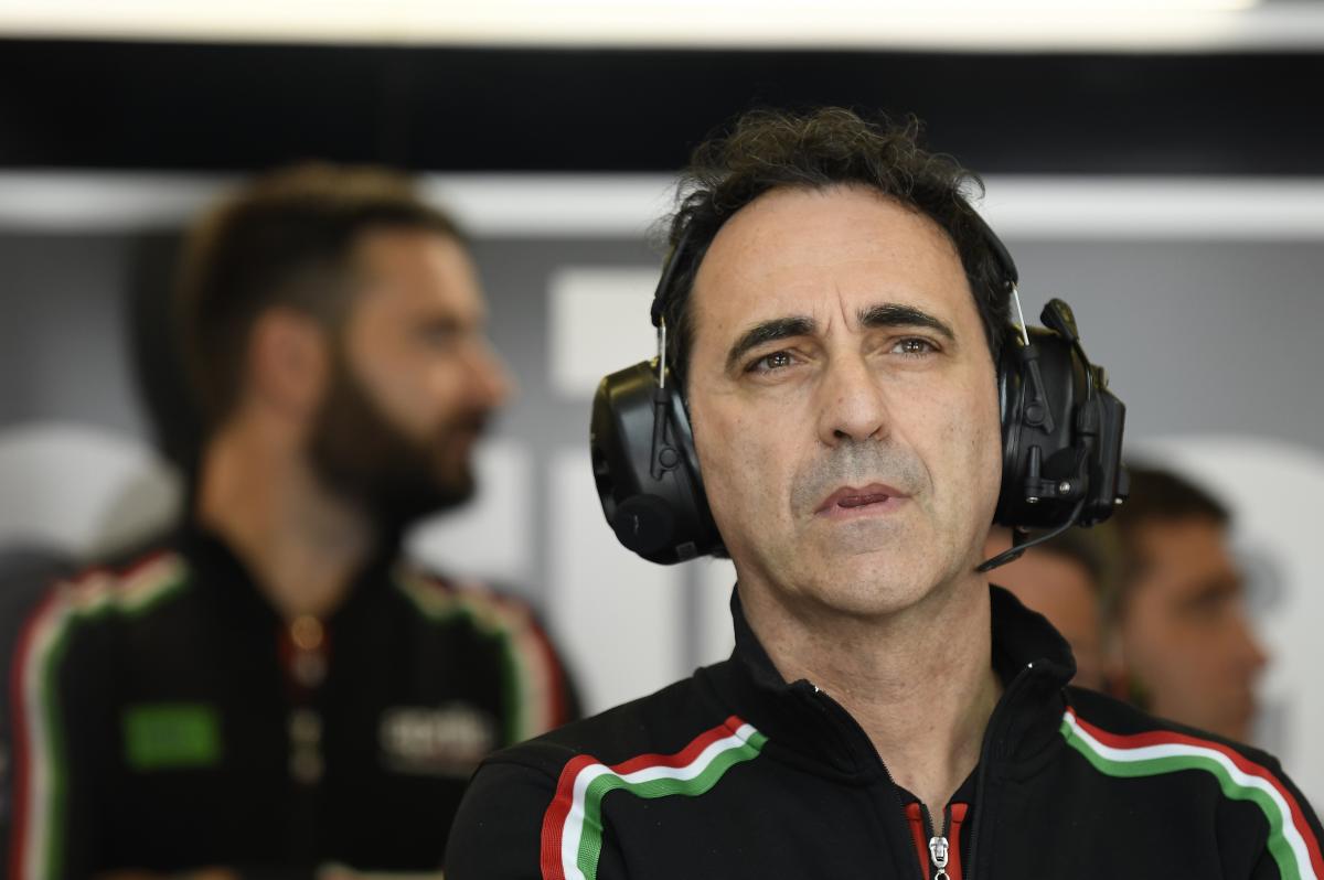 Романо Альбезиано, технический директор Aprilia Racing Романо Альбезиано, технический директор Aprilia Racing