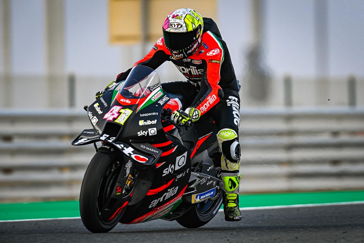 Алеш Эспаргаро подготовил Aprilia к решающему ходу Алеш Эспаргаро подготовил Aprilia к решающему ходу
