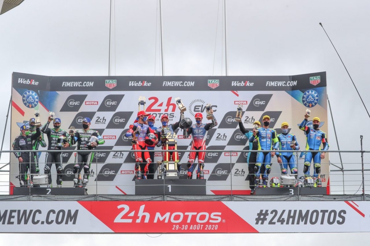 F.C.C TSR Honda выиграла 24 Heurs Motos в 2020 году F.C.C TSR Honda выиграла 24 Heurs Motos в 2020 году