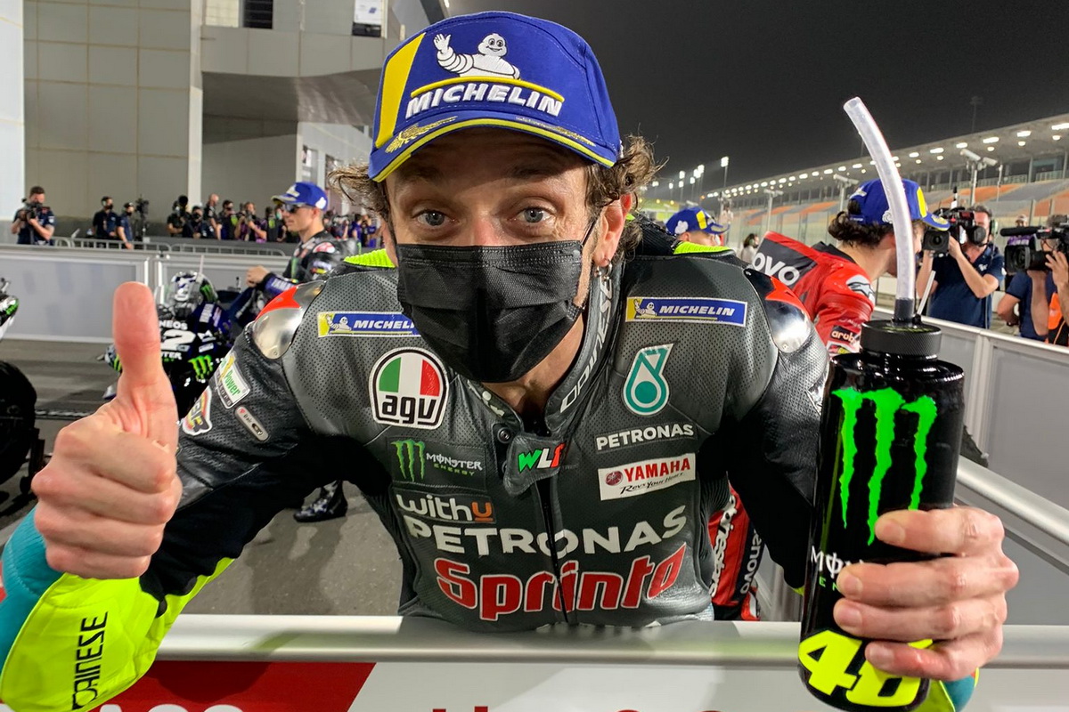 Валентино Росси на 4-й позиции и быстрейший пилот независимых команд MotoGP на квалификации Гран-При Катара Валентино Росси на 4-й позиции и быстрейший пилот независимых команд MotoGP на квалификации Гран-При Катара
