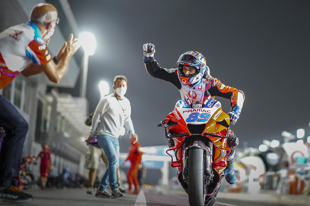 Хорхе Мартин выиграл квалификацию Гран-При Дохи MotoGP Хорхе Мартин выиграл квалификацию Гран-При Дохи MotoGP
