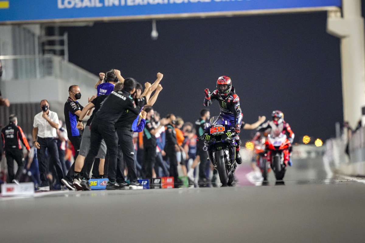 Фабио Куартараро, Monster Energy Yamaha MotoGP выиграл Гран-При Дохи Фабио Куартараро, Monster Energy Yamaha MotoGP выиграл Гран-При Дохи