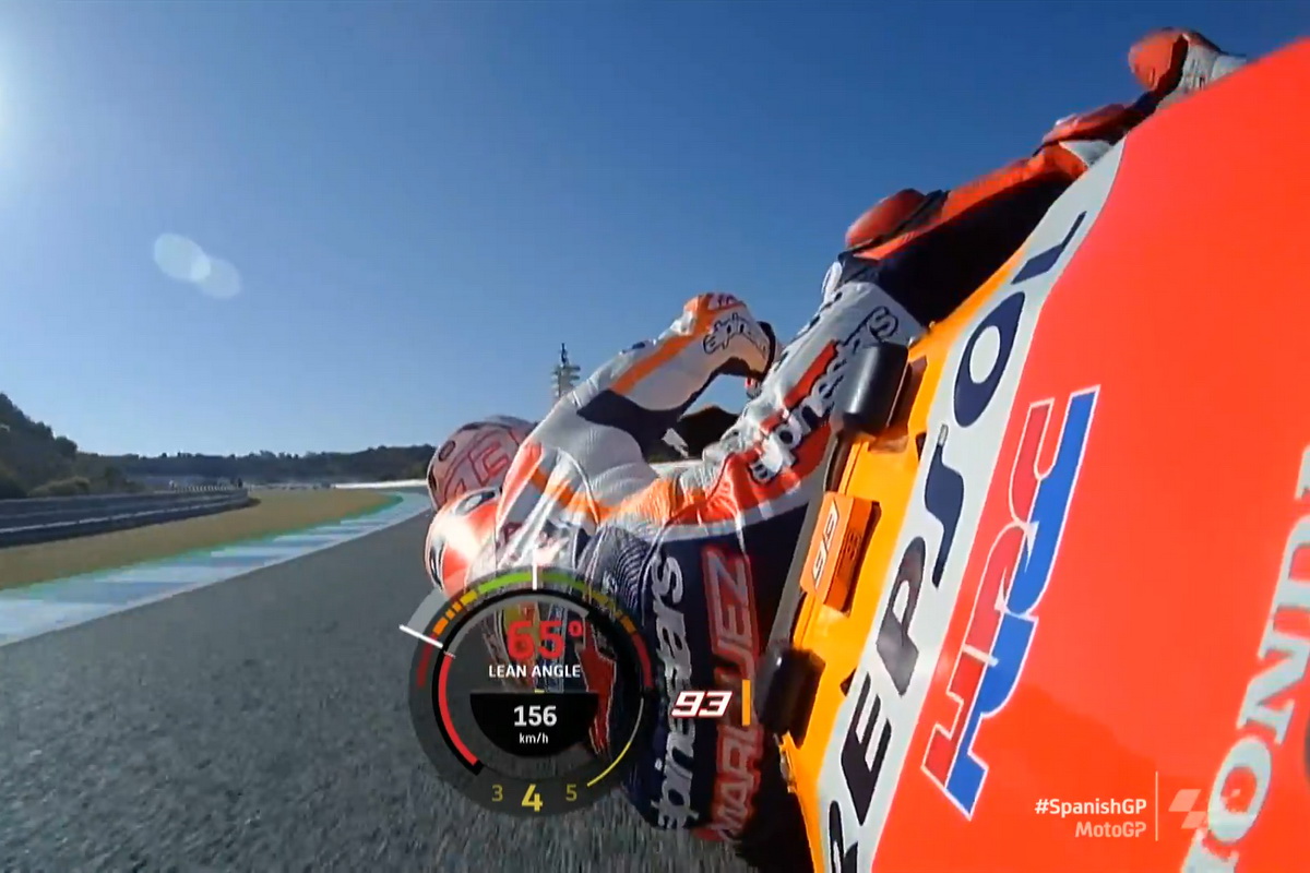 Еще один скоростной вылет Марка Маркеса на Circuito de Jerez Еще один скоростной вылет Марка Маркеса на Circuito de Jerez