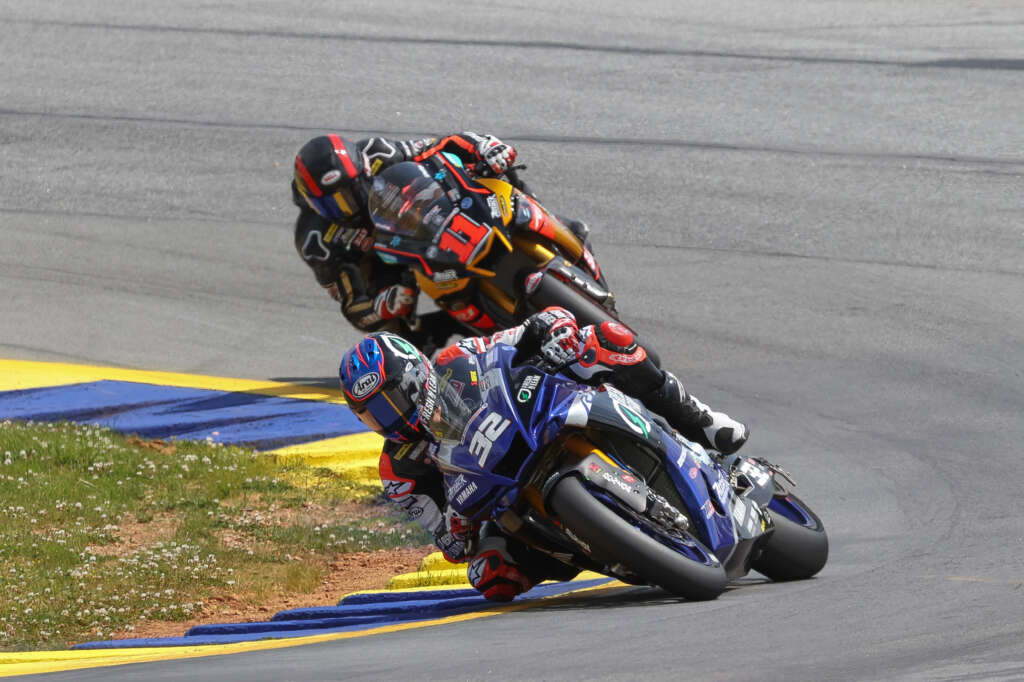 Джейк Ганье впереди Мэттью Шольца - Yamaha доминирует на Road Atlanta Джейк Ганье впереди Мэттью Шольца - Yamaha доминирует на Road Atlanta